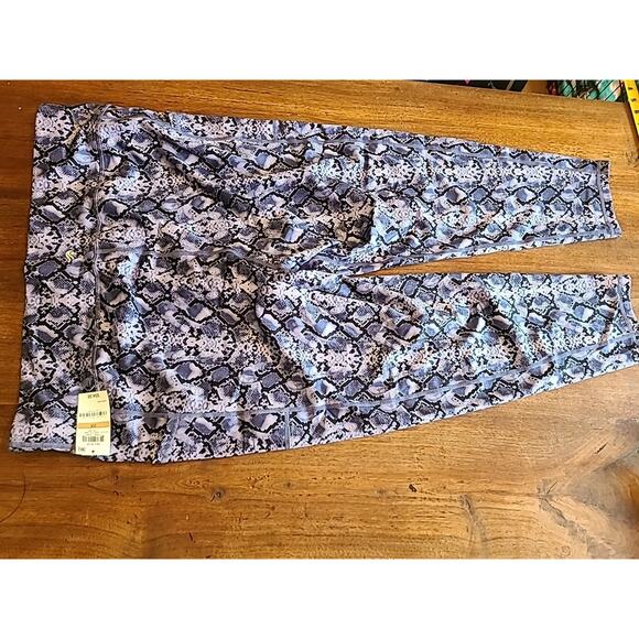 IDEOLOGY Women's Believe Luxe Iris Print High Waist Activewear Leggings Plus 3x - Picture 8 of 8